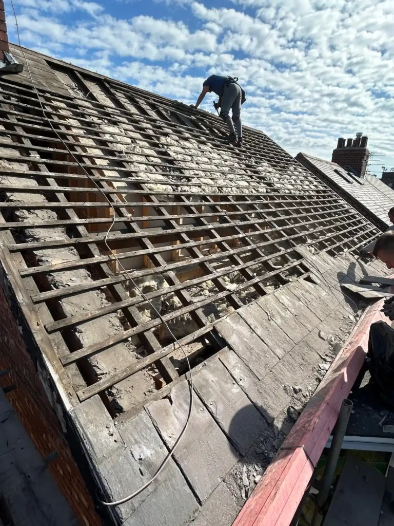 New roof being installed in Congleton