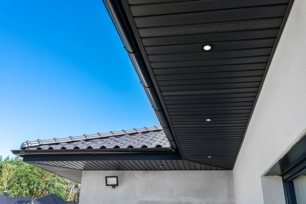 Soffit & fascia installation on a detached home in Congleton