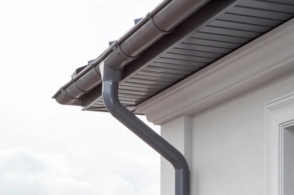 uPVC guttering installed on a property in Congleton, Cheshire