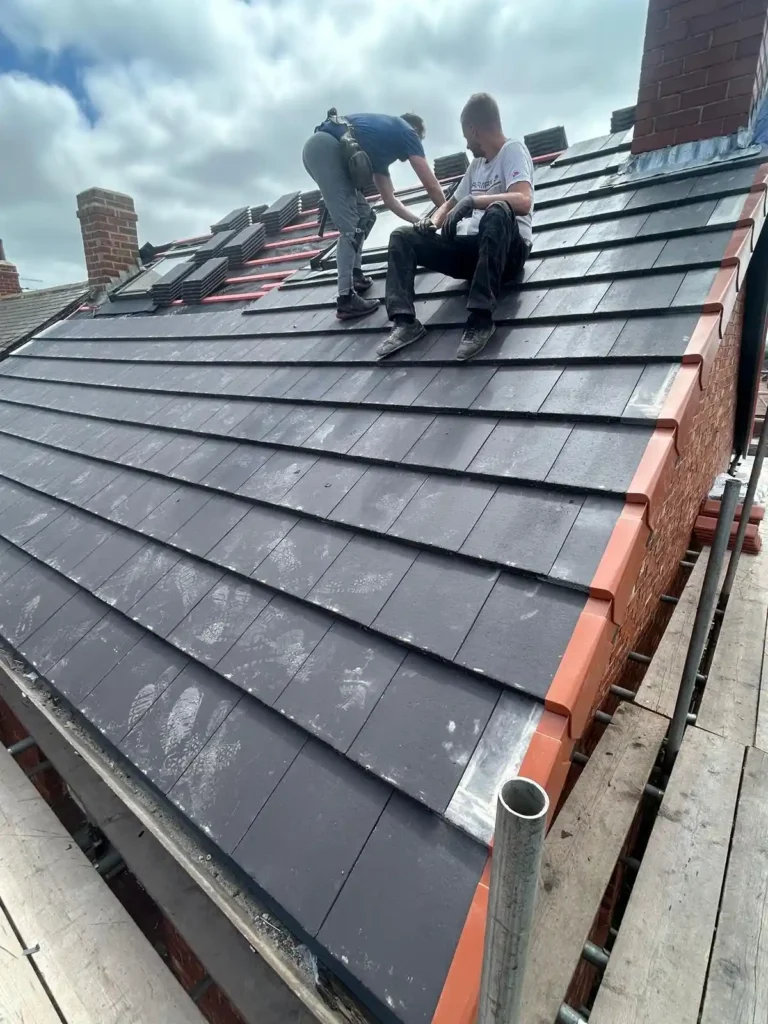MRM roofing on a roof in semi detached Chester